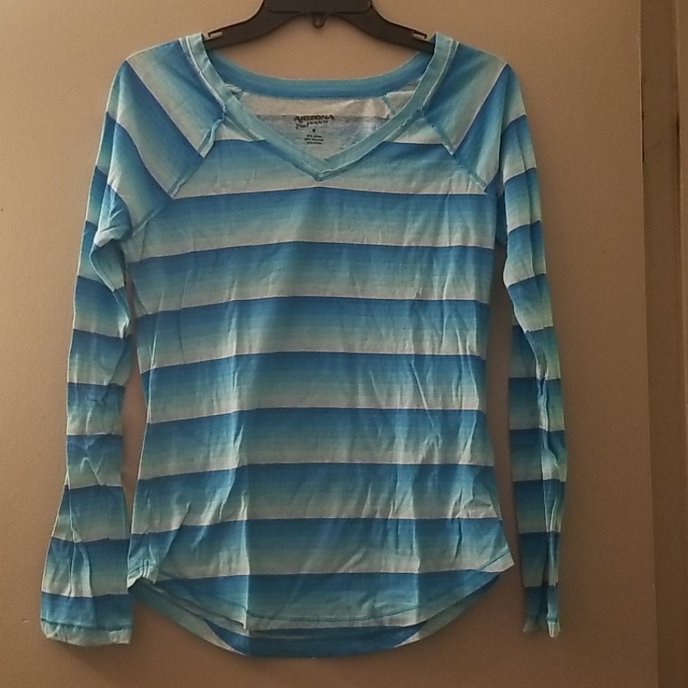 Striped long sleeve tee